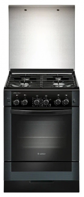 Кухонная плита GEFEST 6300-02 0046, газ-контроль духовки, газовая, электроподжиг, 52 л, эмалированная