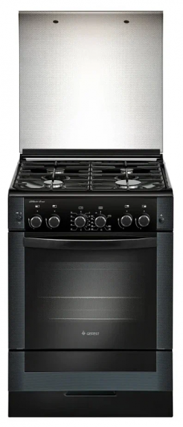 Кухонная плита GEFEST 6300-02 0046, газ-контроль духовки, газовая, электроподжиг, 52 л, эмалированная