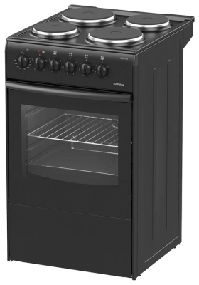 Кухонная плита Darina S EM341 404 AT, эмалированная, электрическая, 4 конфорки, 50 л, поворотные переключатели