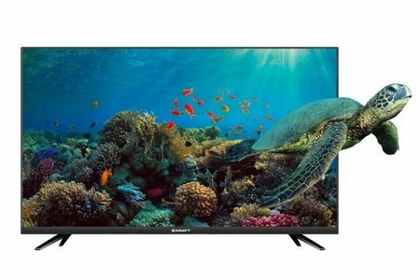 Телевизор Kraft KTV-P65UHD03T2CIWLF,  4K UHD,  50 Гц, Android,  Wi-Fi, 