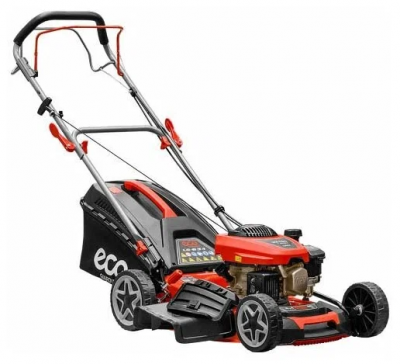 Газонокосилка бензиновая ECO LG-634 самоходная (4.0 л. с шир. 46 см, самоходная, мульчир стальн. корпус, травосборник 50 л)