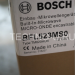 Микроволновая печь встраиваемая Bosch BFL523MS0, черный, Serie  4, 20л.