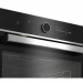 Электрический духовой шкаф BEKO BBIM13400XS, 71л, чёрный, 13 режимов, поворотные переключатели, каталитическая очистка (задняя панель), телескопические направляющие