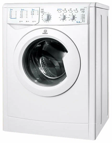 Стиральная машина INDESIT IWSC 5105(CIS) 869990629130, белая, с фронтальной загрузкой, 5 кг, 1000об/мин