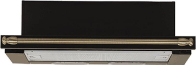 Кухонная вытяжка Elikor Интегра 50П-400-В2Л (антрацит/рейлинг бронза)