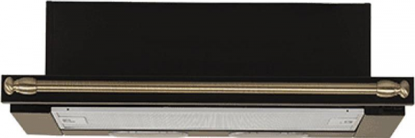 Кухонная вытяжка Elikor Интегра 50П-400-В2Л (антрацит/рейлинг бронза)