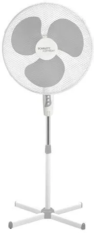 Напольный вентилятор Scarlett SC-SF111B27, белый/серый