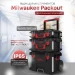 Набор кейсов Milwaukee Packout 4932479957, с органайзером, усиленные углы и защелки.