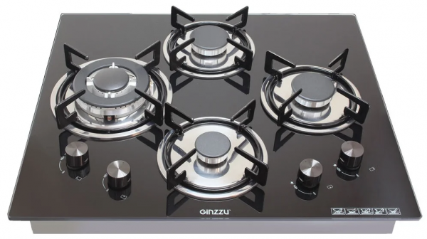 Газовая варочная панель Ginzzu HCG-441, черный