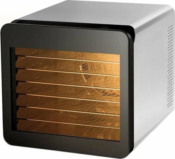 Сушилка для овощей и фруктов BQ fd1006 черный-стальной