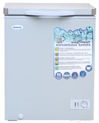 Морозильник ларь RENOVA FC-175C (серебро)