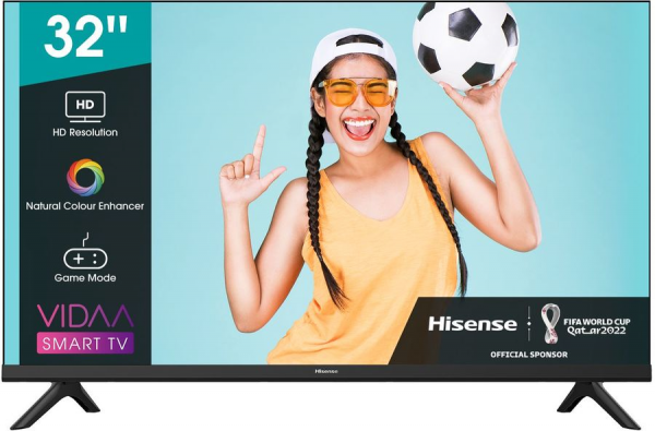 32" Телевизор Hisense 32A4BG, HD, черный, SMART TV, VIDAA