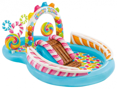 Надувной бассейн Intex Территория сладостей 295x191x130
