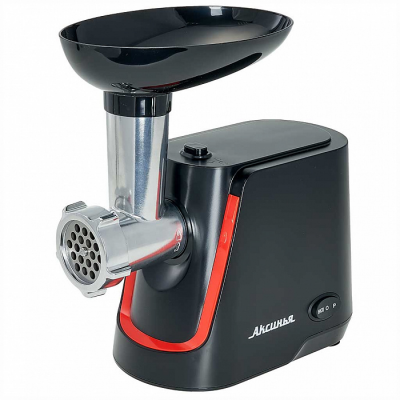 Мясорубка Аксинья КС-2000 (черный/красный)