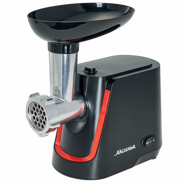 Мясорубка Аксинья КС-2000 (черный/красный)