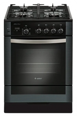 Кухонная плита GEFEST 6500-03 0044, газовая, электроподжиг, газ-контроль, 4 конфорки, 52 л