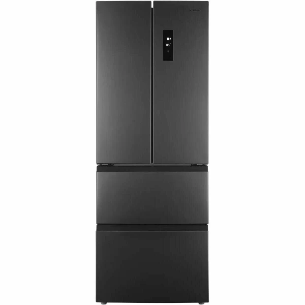 Холодильник трехкамерный Hyundai CM40043F Side by Side, инверторный нержавеющая сталь