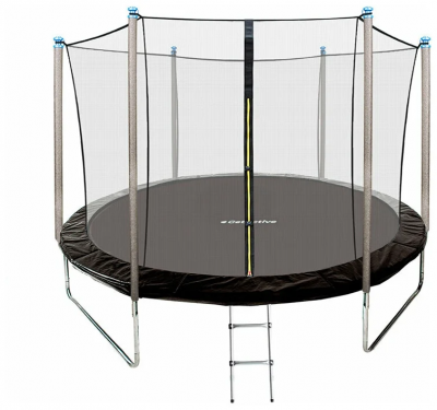 Батут GetActive Jump 10 ft-305 см 10360S2N-L с лестницей и внутренней сеткой черный