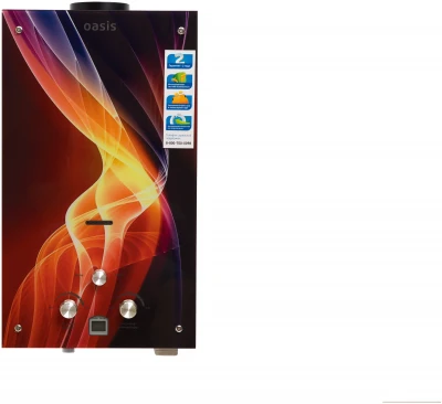Настенный проточный газовый водонагреватель Oasis GLASS 20 RG(N)(R)