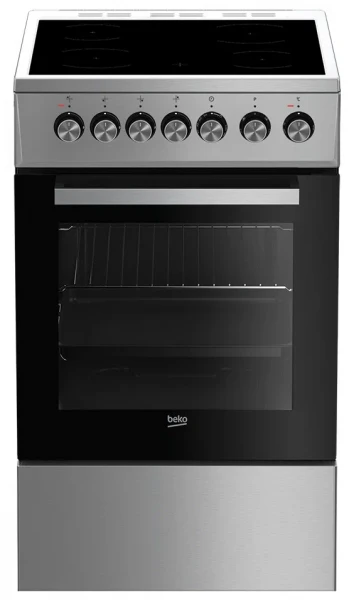 Электрическая плита Beko FSS 57100 GX, нержавеющая сталь