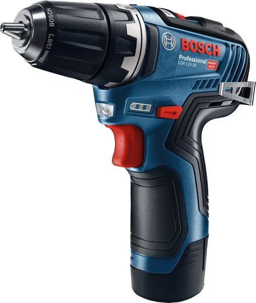 Дрель-шуруповерт Bosch GSR 12V-35 Professional 06019H8002 (с 2-мя АКБ)