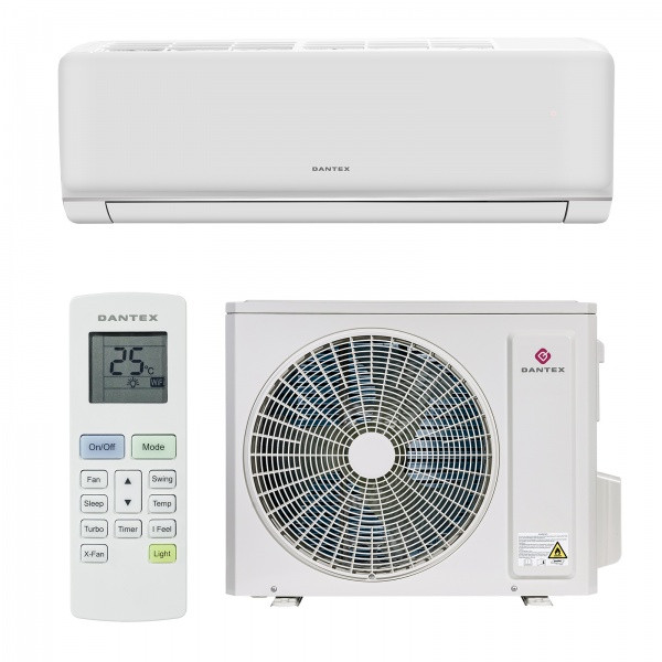 Кондиционер Dantex CONCORDE RK-09SCDG/RK-09SCDGE, 25 м², автоперезапуск, система против образования льда, теплый пуск