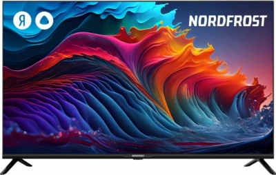 Телевизор NORDFROST Y 4301 FHD-R, 43 дюйма, HD, Smart TV, Yandex, голосовое управление Алиса, черный