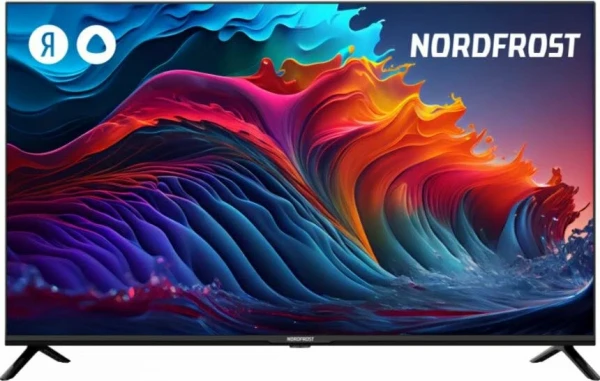 Телевизор NORDFROST Y 4301 FHD-R, 43 дюйма, HD, Smart TV, Yandex, голосовое управление Алиса, черный