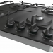 Газовая варочная панель Gorenje G640EB, цвет панели черный, цвет рамки черный