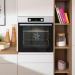 Духовой шкаф GORENJE BO6735E05X, нержавеющая сталь, AquaClean, 10 режимов, телескопические направляющие