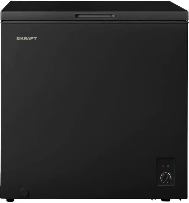 Морозильный ларь KRAFT BD (W)-230BRX, 230 л, морозильник, режим холодильника, класс А+, черный