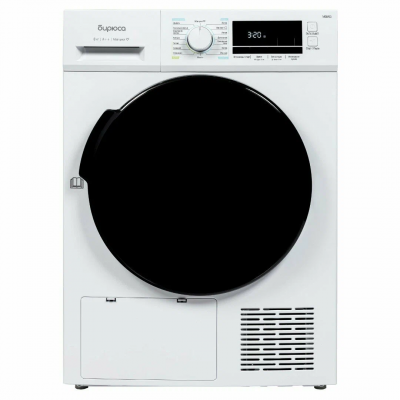 Сушильная машина Бирюса DM-MG8/03, белая, 8 кг, 16 программ, с тепловым насосом, с дисплеем 