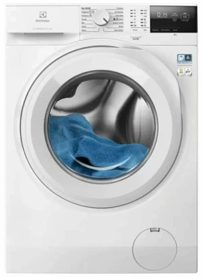 Стиральная машина Electrolux EW6F2281E, 14 программ, загрузка до 8кг, класс А, инверторный двигатель