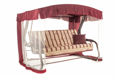 Садовые качели 4-местные с москитной сеткой Olsa Саванна с1003