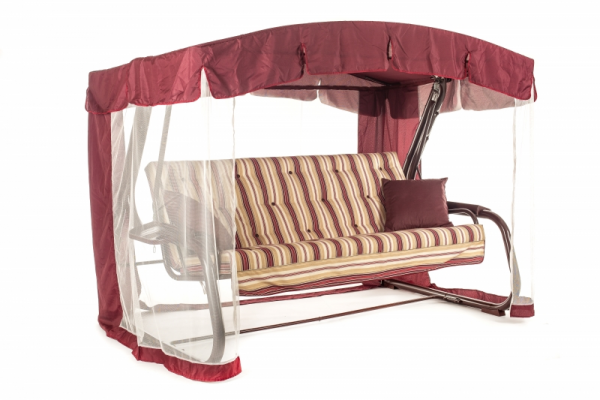 Садовые качели 4-местные с москитной сеткой Olsa Саванна с1003