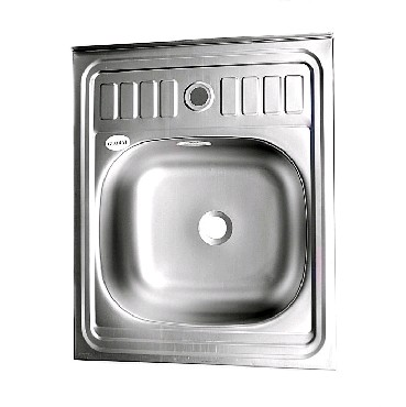 Накладная кухонная мойка Fabia м00003 0.4/160, 50х60см, нержавеющая сталь