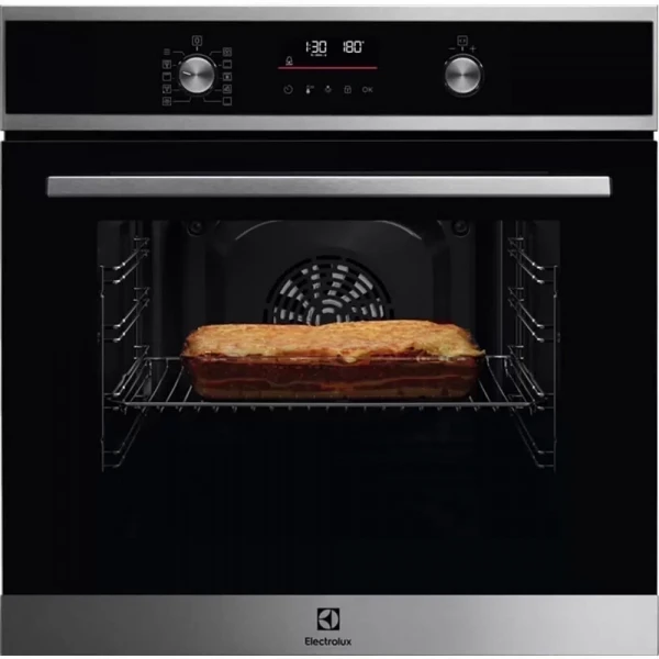 Электрический духовой шкаф Electrolux COF6P76BX, чёрный, пиролитическая очистка, 65 л, 9 режимов