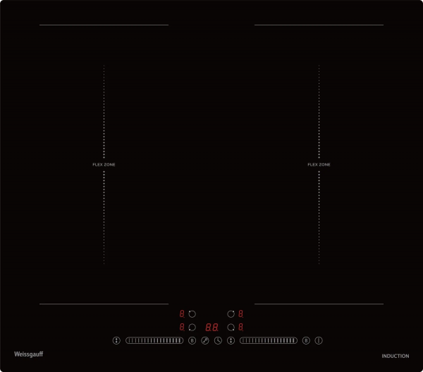 Индукционная варочная панель WEISSGAUFF HI 642 BSCM INVERTER 