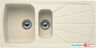 Кухонная мойка Elleci Living 475 Bianco Antico 62