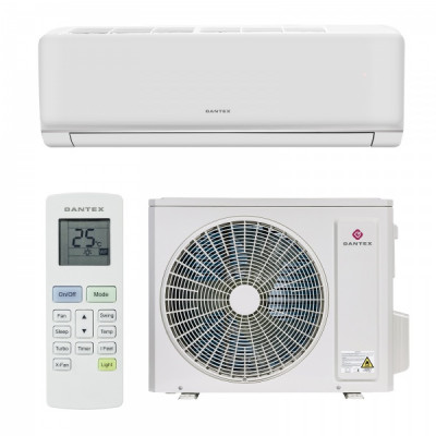 Сплит-система DANTEX RK-12SCDG/RK-12SCDGE CONCORDE, 32 м², функция I-Feel, антикоррозионное покрытие Blue Fin, защита от неисправности при утечке хладагента