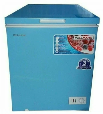 Морозильный ларь WILLMARK CF-170CS, класс энергоэффективности А, общий объём 165 л, 100 Вт, 1 корзина, голубой