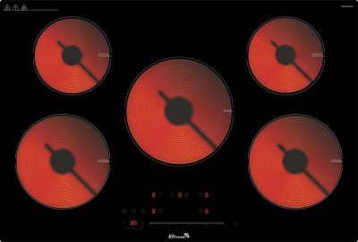 Варочная панель ELTRONIC (88-08) 5 конфорок электрическая черный