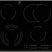 Электрическая варочная панель Electrolux EHF6547FXK, 4 конфорки стеклокерамика, черный