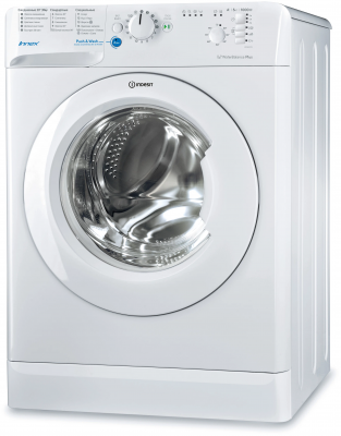 Стиральная машина Indesit BWSB 51051, белый, 5 кг, 17 программ, 1000 об/мин