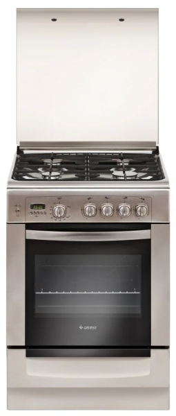 Кухонная плита GEFEST 6100-04 0004, газовая, газ-контроль, электроподжиг, 4 конфорки, 52 л