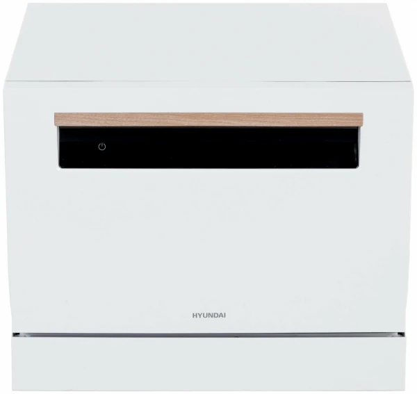 Посудомоечная машина Hyundai DT304, компактная, настольная, загрузка комплектов посуды 6, 7 программ