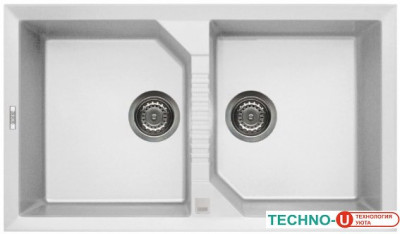 Кухонная мойка Elleci Tekno 450 Bianco Titano G68