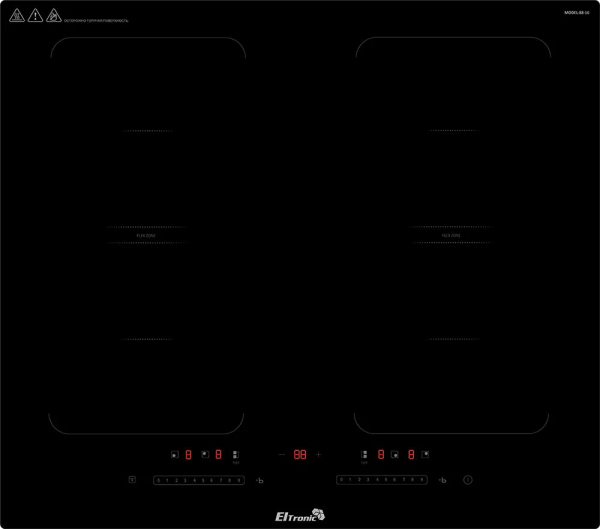 Варочная панель ELTRONIC (88-16) 4 конфорки индукционная черный
