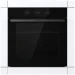 Духовой шкаф электрический Gorenje BO6725E02BG, чёрный, 11 режимов, очистка паром AquaClean, 77 л