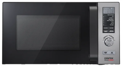 Микроволновая печь CENTEK CT-1588, 25 л, управление механическое, 5 режимов мощности, 8 автоматических программ